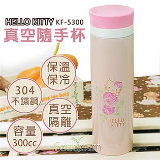 HELLO KITTY玫瑰真空保溫杯